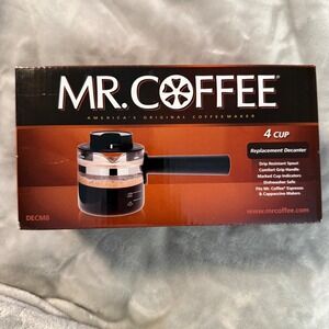 Mr. Coffee 4-Cup Replacement Decanter DECM8, Fits Espresso & Cappuccino Makers‎